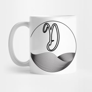 Initial Name D Mug